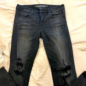 American Eagle Black Skinny Jeans